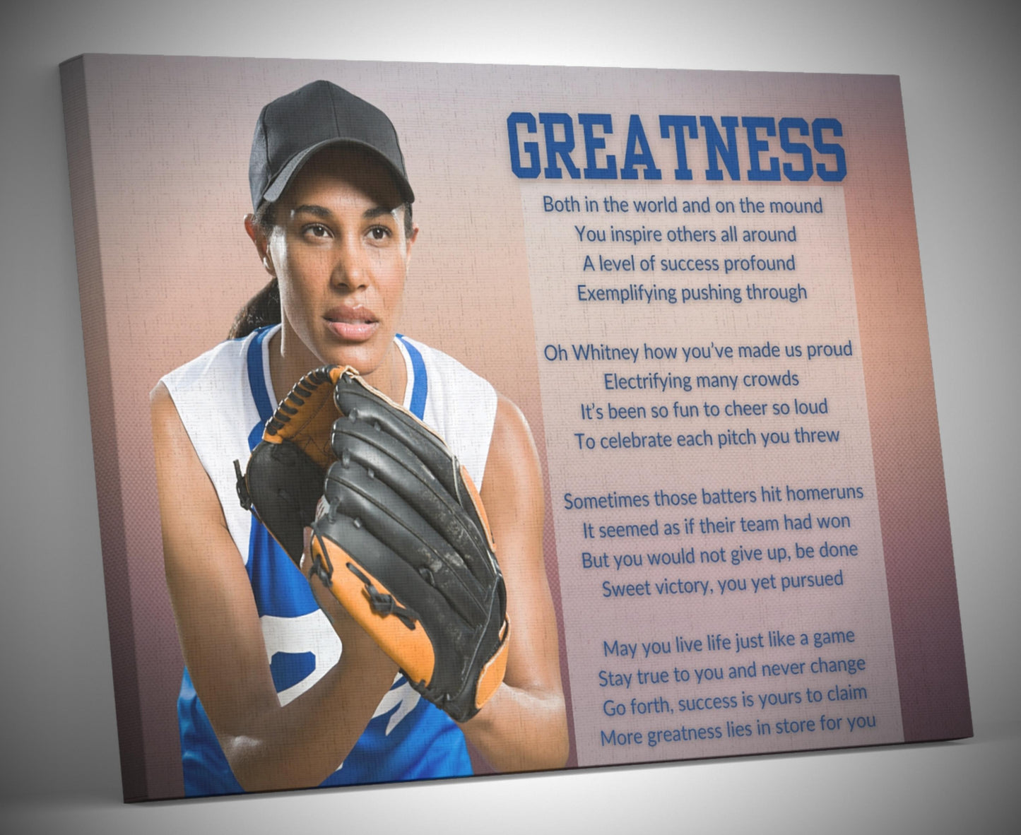 Athlete Canvas Print