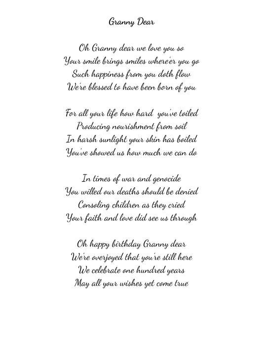 Birthday Poem