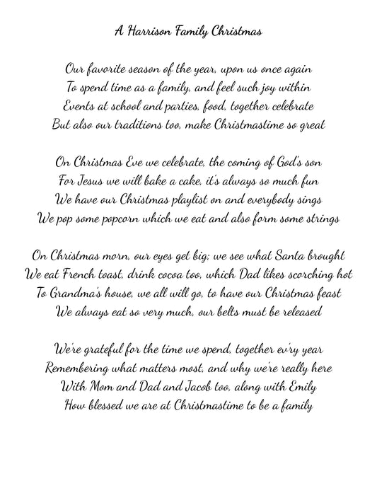 Christmas Poem