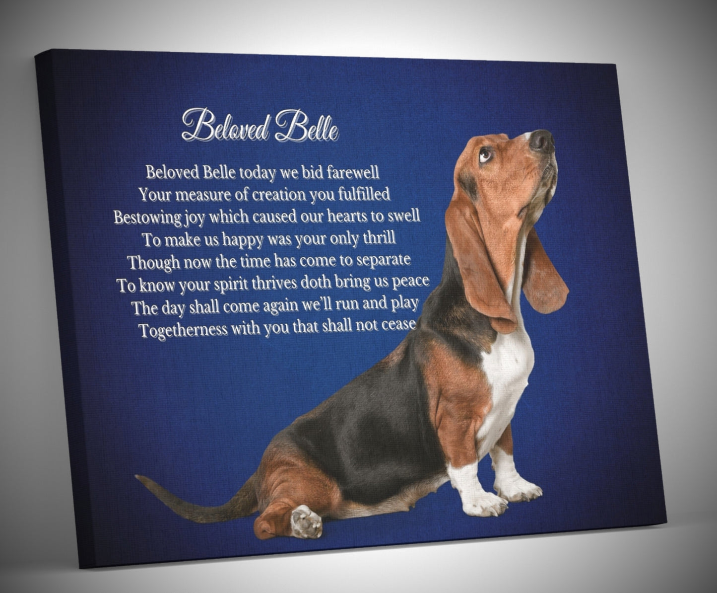 Pet Memorial Canvas Print