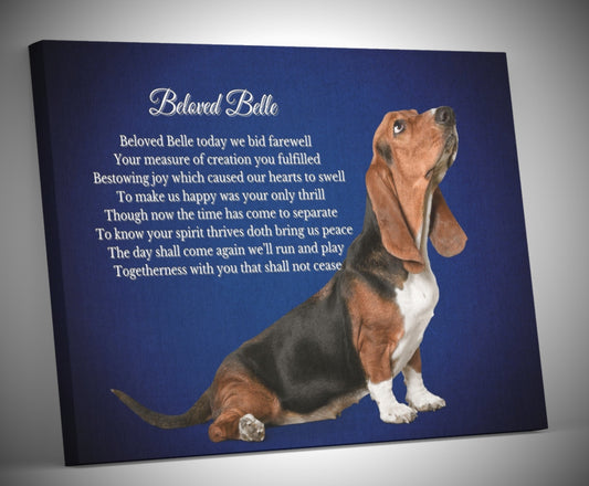 Pet Memorial Canvas Print