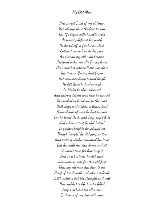 Father Poem
