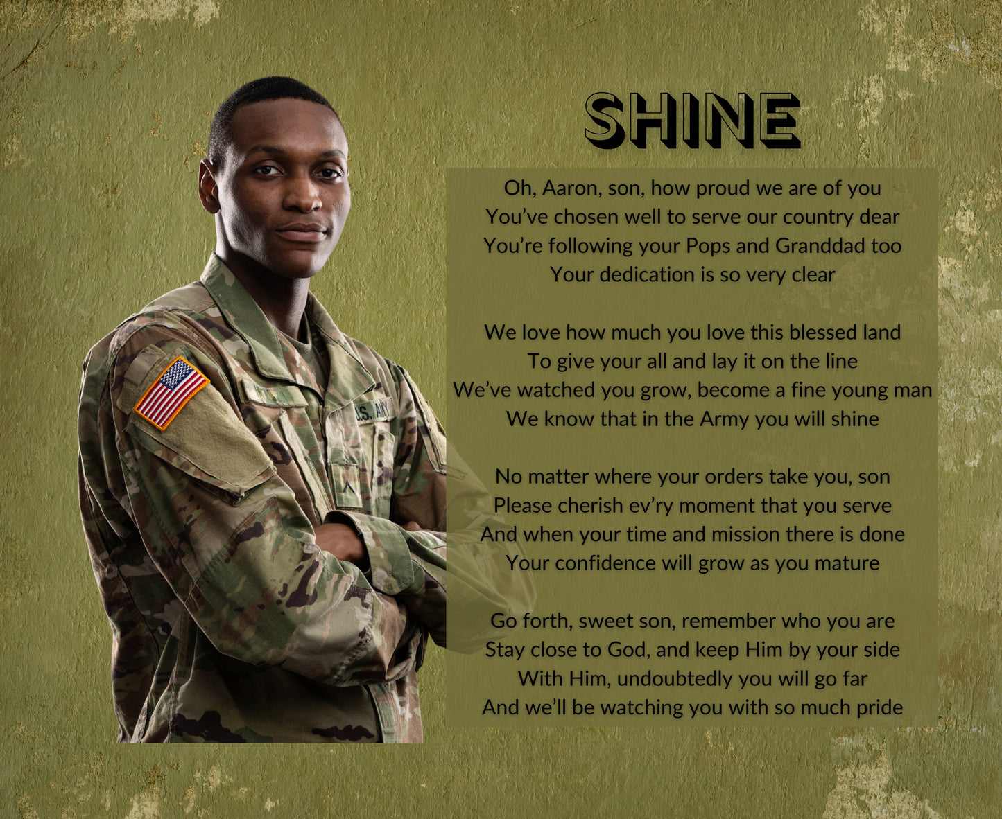 Military Service Digital Print