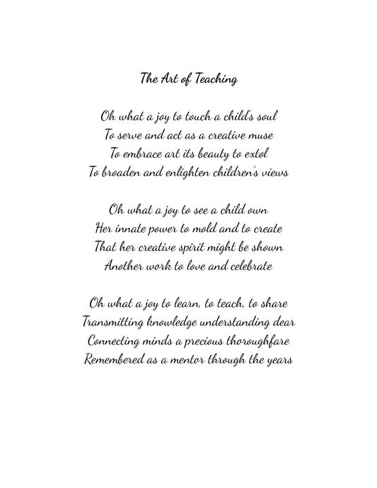 Teacher Poem